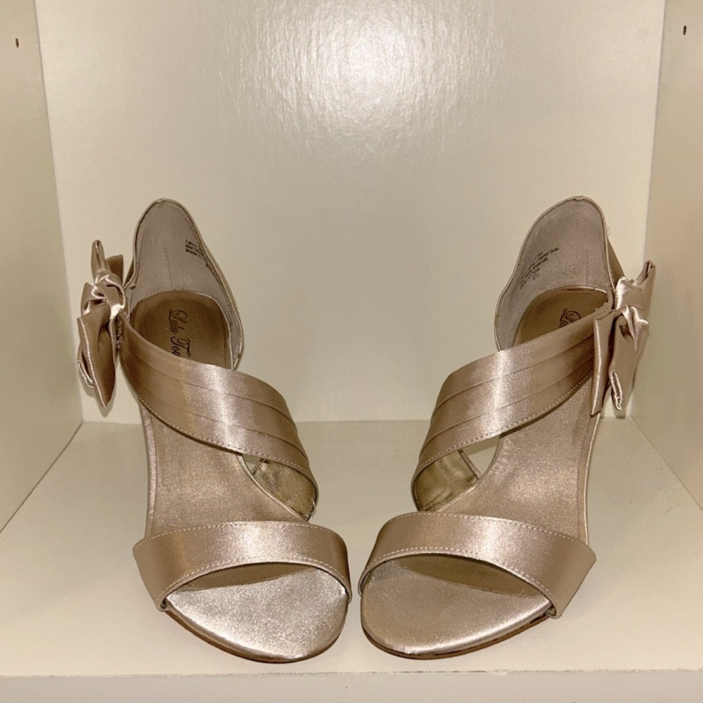 Satin Heels - Size 8.5